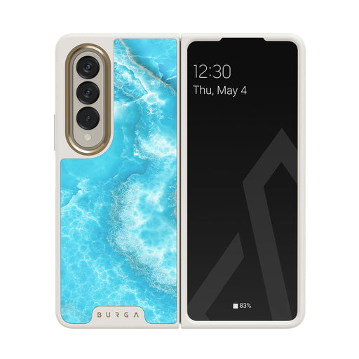 Ocean Waves - Blue Samsung Galaxy Z Fold 4 Case