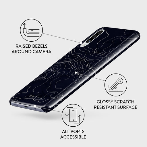 Drifting Shores - Line Art Samsung Galaxy A50 Case 3